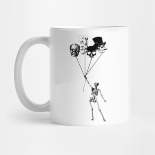 Skeleton and Balloon Mug